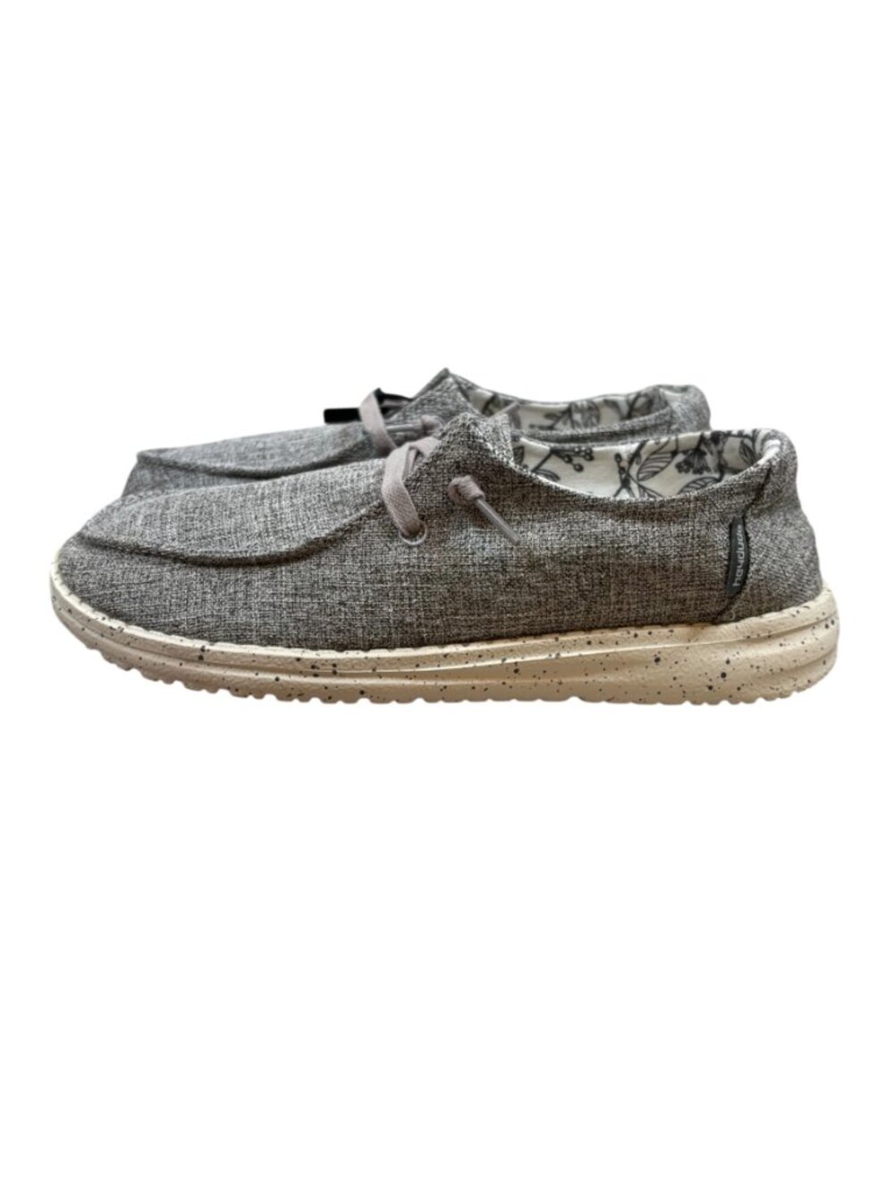 Hey Dude Wendy Iron Gray Slip On Shoes Loafers Casual NWT